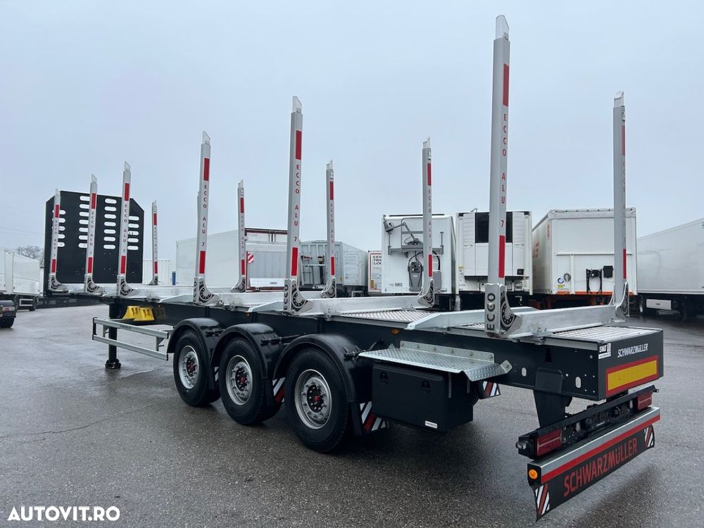 Schwarzmuller Transport busteni, axa liftanta, Axe SAF, 6 perechi racoante, factura externa - 7