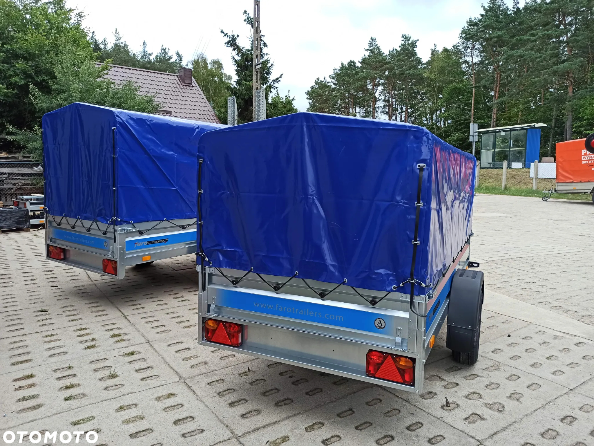 Faro Przyczepa TRACTUS 205x125 burty, MOCNA 750kg, DUŻY WYBÓR - 6