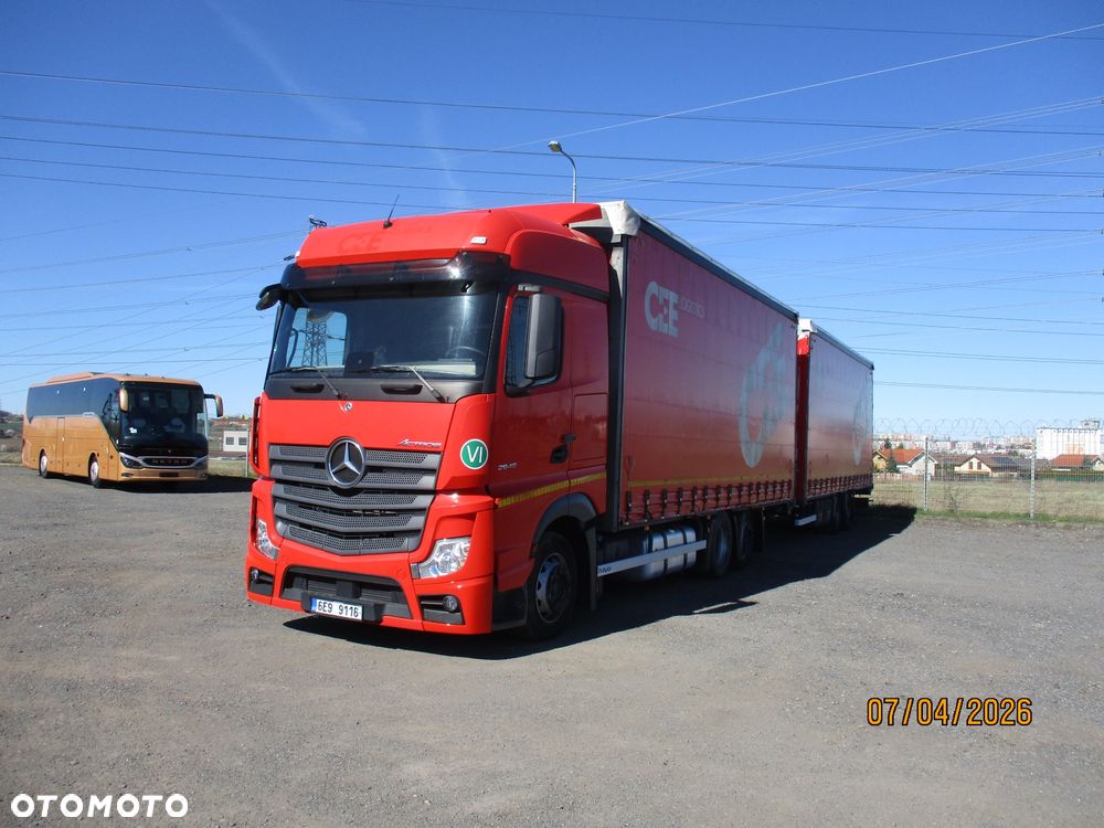 Mercedes-Benz ACTROS  MP5 euro6 6x2 jumbo zestaw  120m 38palet - 27