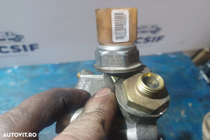 Galerie de admisie Rampa injectoare 1.4 TSI CAXA 03C906051H 202AQC0 V - 3