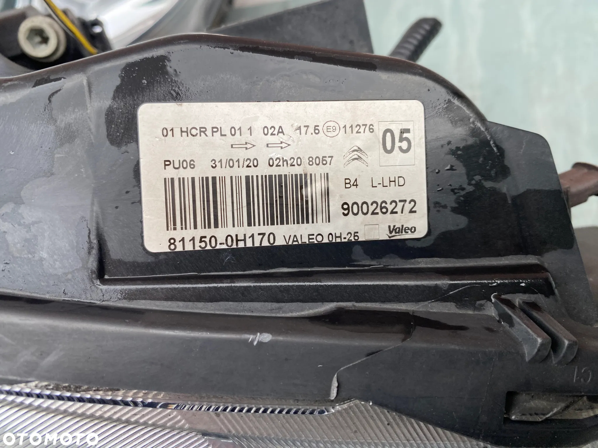 lampy citroen c1 II  komplet eu całe - 4
