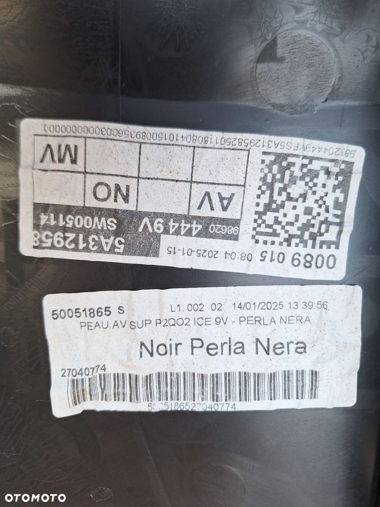 OPEL MOKKA II B LIFT 24- 25- NIE KLEJONY! KPL+WLOTY POWIETRZA+ŚLIZGI ZDERZAK PRZÓD PRZEDNI ORYG. 9861817980 WYSYŁKA 24H - 11