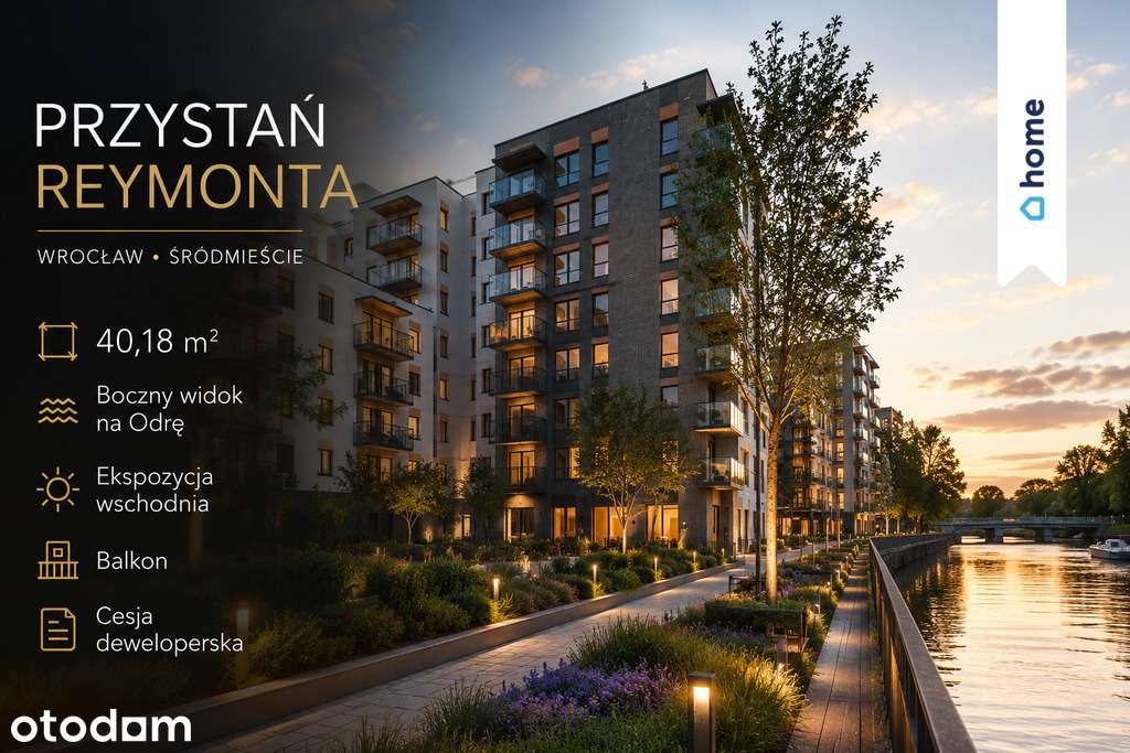 Apartament z widokiem na Odrę w pobliżu Centrum