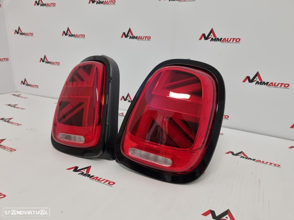Farolins Traseiros MINI One F55 F56 F57 Convertible Look JCW RED - 3
