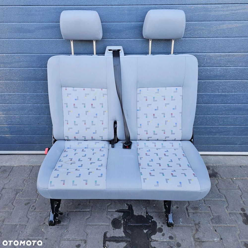 VW T5 T6 fotel podwójny dwójka kanapa 2 rząd TYŁ LLL - 1