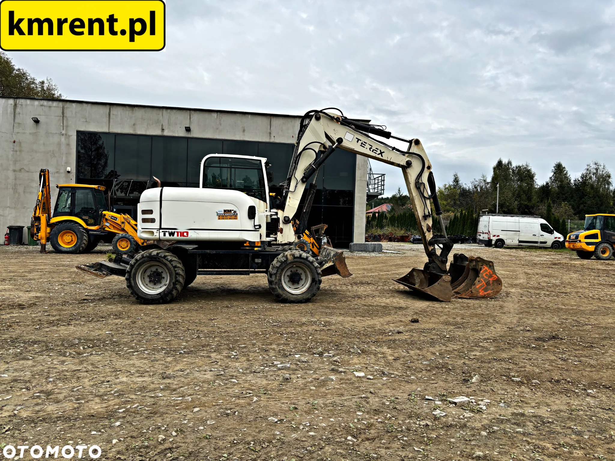 Terex TW110 KOPARKA KOŁOWA 2007R. | 98 KOMATSU PW 110 LIEBHERR 311 TAK - 3