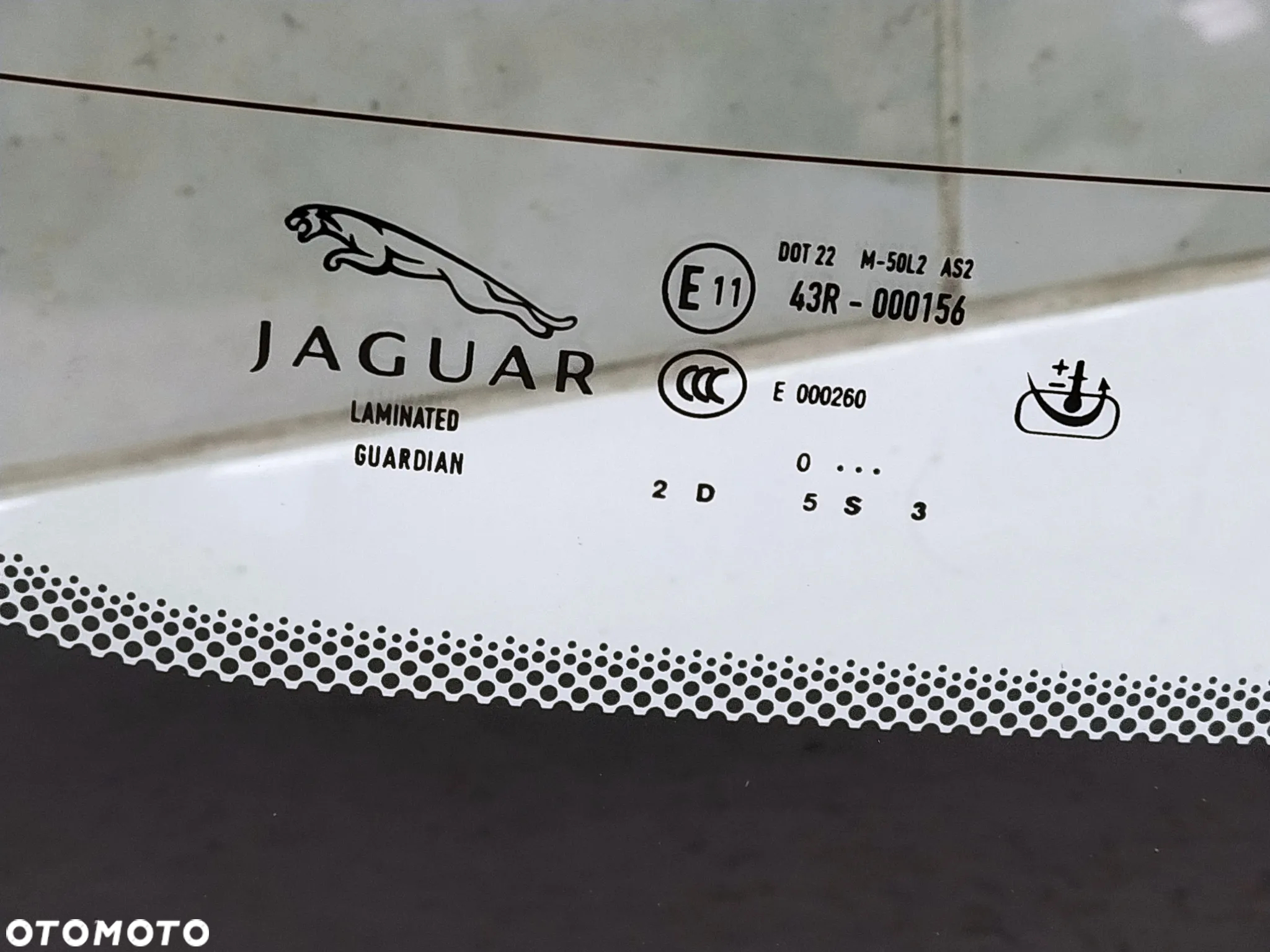 JAGUAR XJ X351 SZYBA TYŁ TYLNA BAGAŻNIKA W KLAPĘ GRZANA ORYGINALNA LOGOWANA - 15