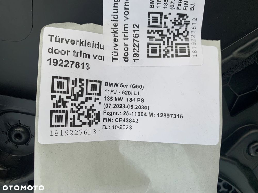 FOTELE TAPICERKA SKÓRA KOMFORT GRZANIE WENTYLACJA PAMIĘĆ BMW 5 G60 HARMAN - 16