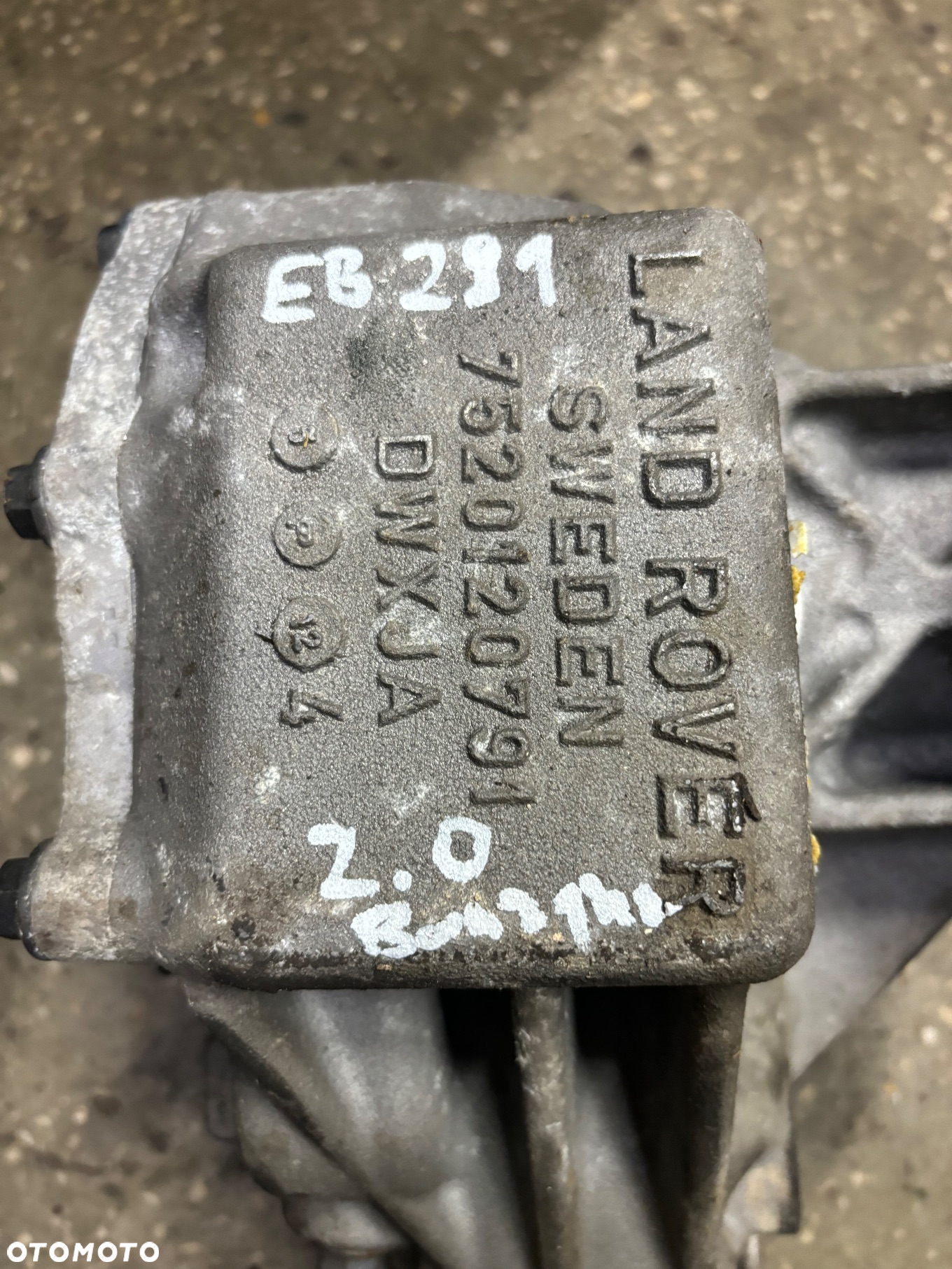 Reduktor skrzynia katowa Range Rover Evoque 2.0 benzyna bj32-7l486-ac bj327l486ac 7520120791 - 6