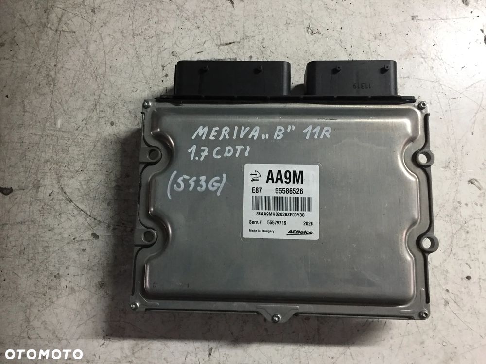 OPEL MERIVA B 11R 1.7 CDTI KOMPUTER 55586526 - 1