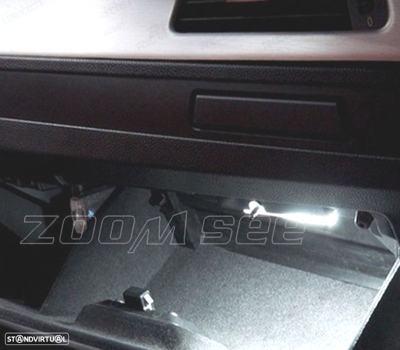 KIT COMPLETO 10 LAMPADAS LED INTERIOR BMW SERIE 3 E90 E91 E92 06-11 - 5