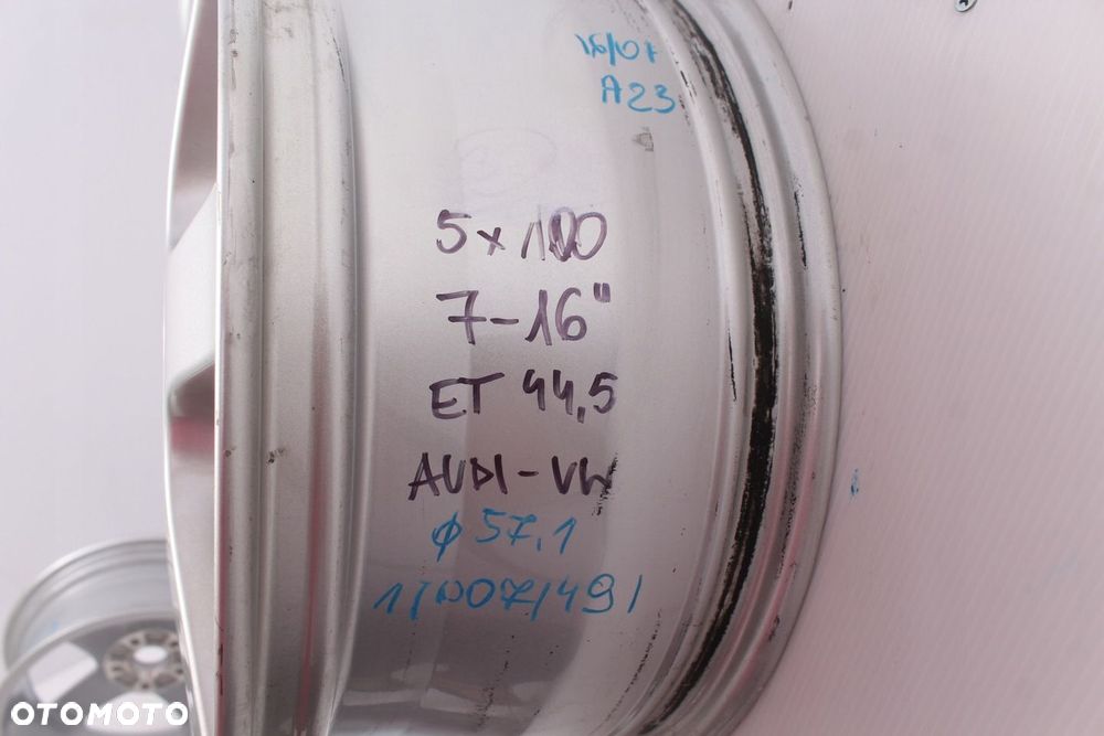 FELGA ALUMINIOWA AJD071491 VW AUDI 5X100 16 ET44,5 - 4