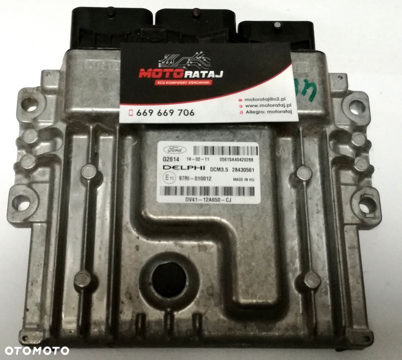 KOMPUTER FORD DV4112A650CJ 28430561 DCM3.5 - 1