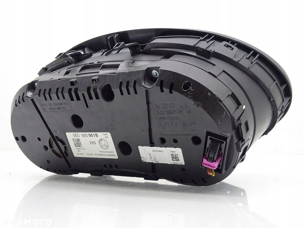LICZNIK ZEGAR SKODA OCTAVIA III 5E 1.6 TDI CXX CXXB 16R 5E0920951B - 3