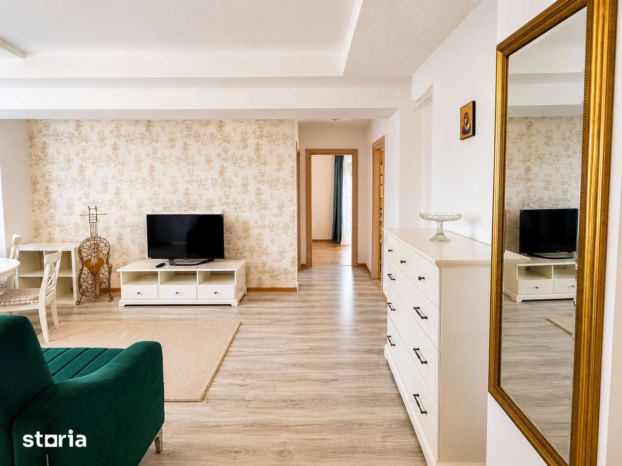 2 Camere + dressing | Cosmopolis | Mobilat complet | Parcare inclusă — fotografia 3