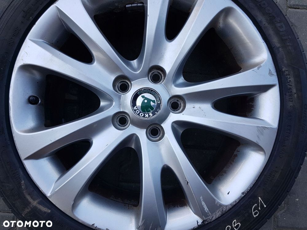 SKODA SUPERB 2 II 3T 08-15r OCTAVIA II FELGA ALUMINIOWA 17 5X112 3T0601025D - 3