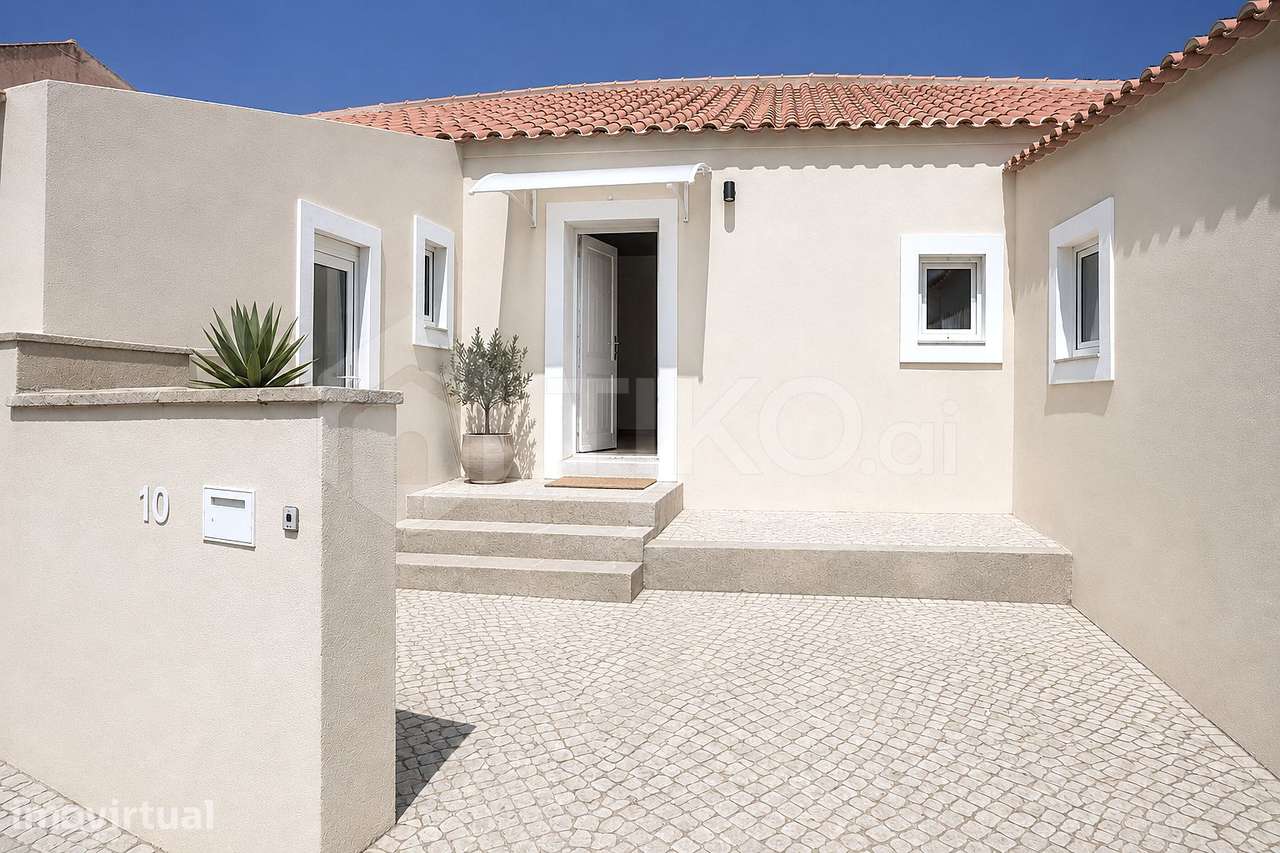 Moradia T2 Premium 100% Remodelada — 2 Suítes, Open Space, Varanda, Pá - Grande imagem: 3/29