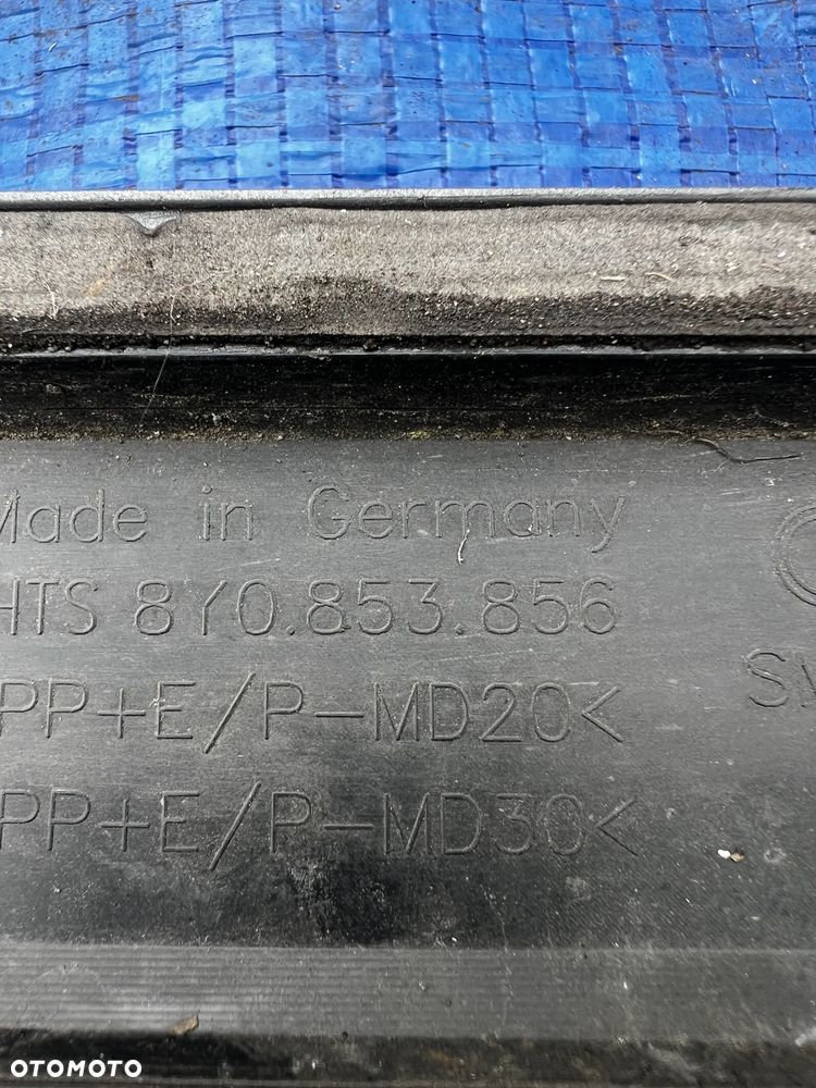 AUDI A3 8Y 2020-24 ROK  S-LINE LISTWA PROGOWA LEWA PRAWA 8Y0853855 8Y0853856 SZARY MAT - 2