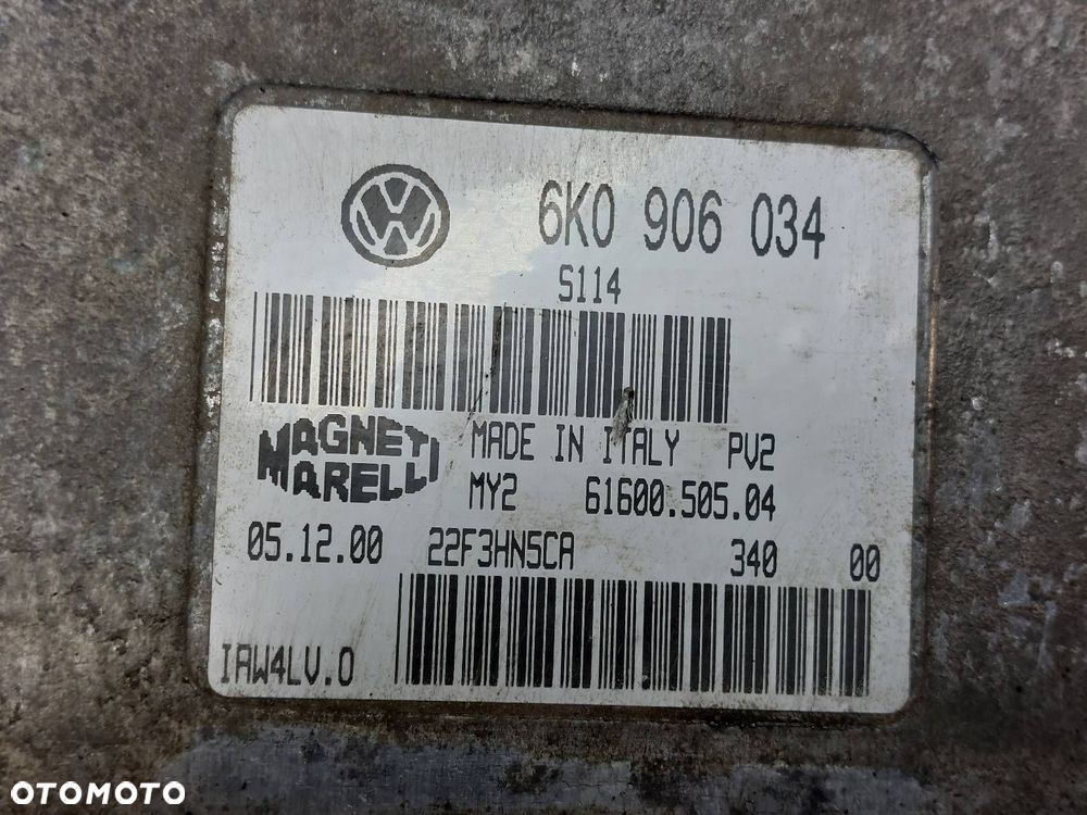 ZESTAW STARTOWY SEAT CORDOBA I LIFT 1.4 16V 6K0906034 6K0920801A - 2