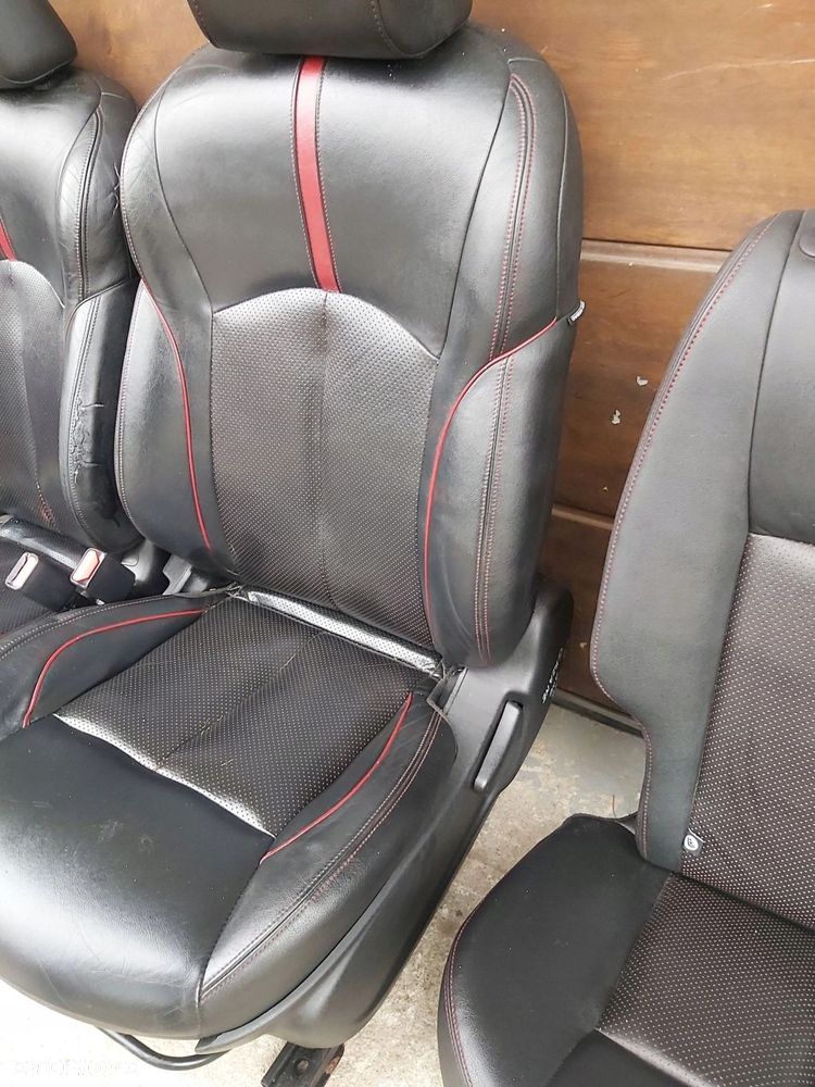 Nissan JUKE I F15 Lift Fotel przód tył lewy prawy kanapa Komplet SKÓRA - 6