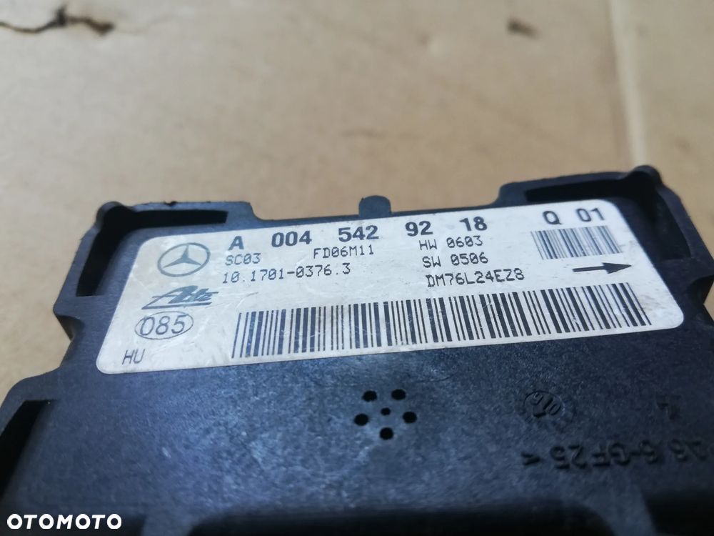 MERCEDES W203 MODUł SENSOR CZUJNIK ESP 0045429218 - 2