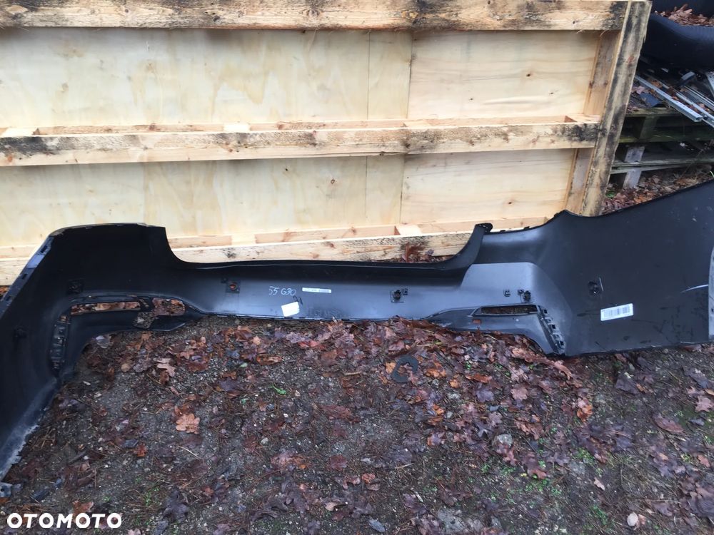 ZDERZAK Tylni - BMW Serii 5 (G30) M-PAKIET Lift Czarny - 8098688 - 4