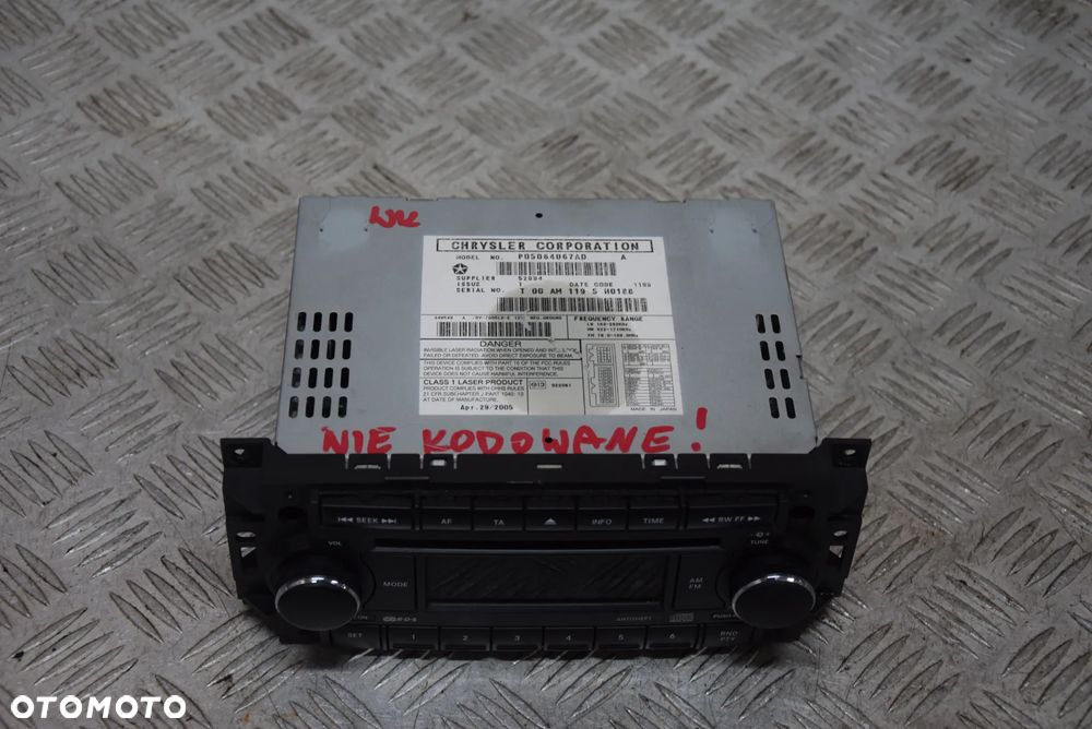 JEEP GRAND CHEROKEE WK RADIO - 1