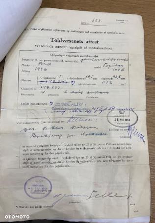 FORD POPULAR 104 E 1953r W CAŁOŚCI NA CZĘŚCI - 15