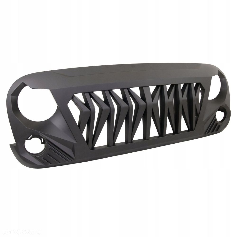 Atrapa Grill Kratka Tuning Black Plastik Jeep Wrangler JK III 3 2006-2018 - 1