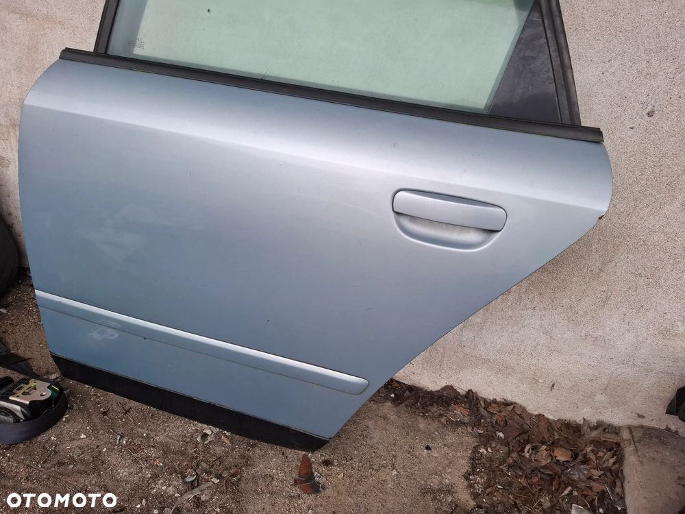 AUDI A4 B6 DRZWI TYŁ TYLNE LEWE KOMBI LY7R AVANT DO ZAŁOŻENIA W KOLOR KOMPLETNE - 2