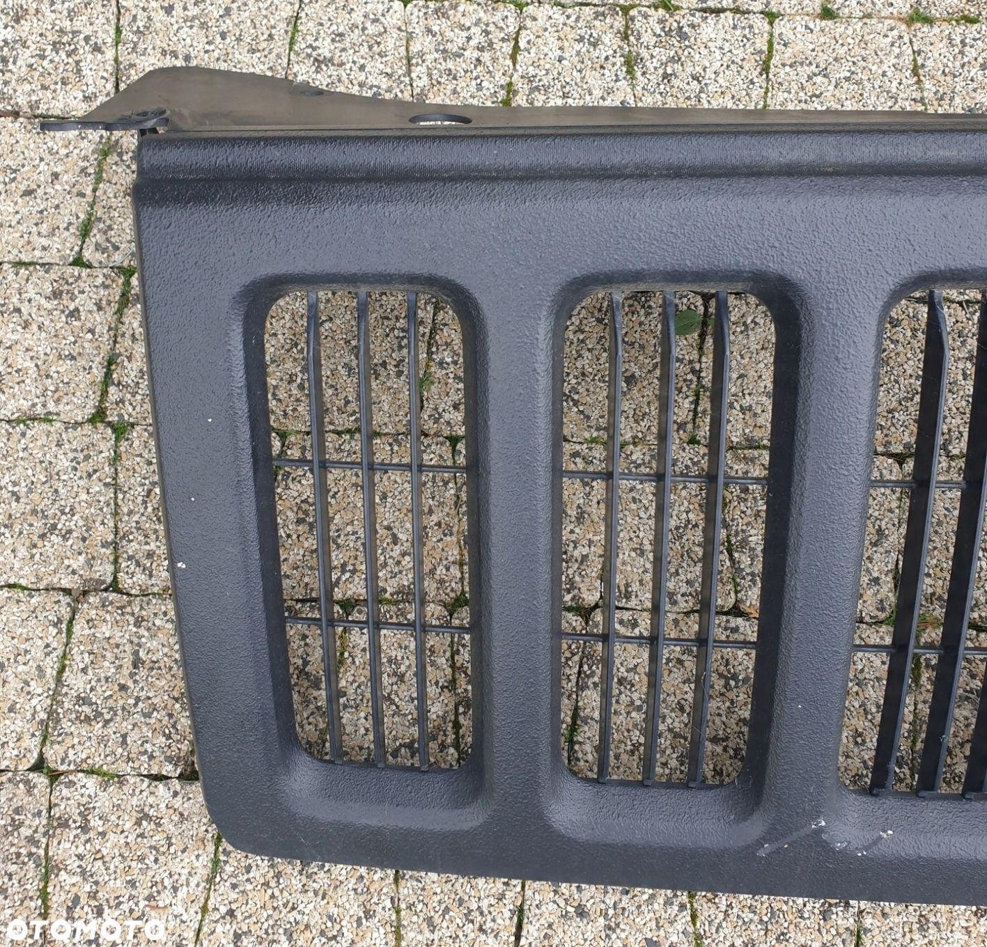 JEEP COMMANDER I 1 GRILL ATRAPA ZDERZAKA CHŁODNICY CZARNA ORYG - 2