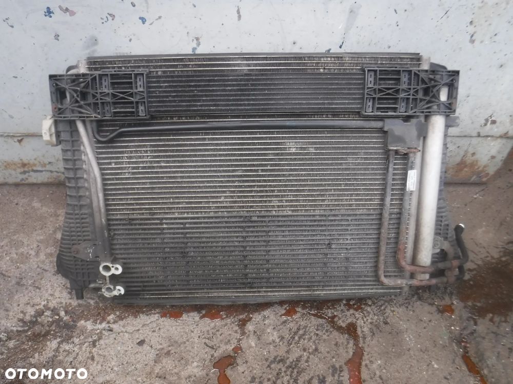 Vw Passat B6 Golf V Tiguan Skoda Seat Audi 2.0 TFSI chlodnice wody oleju wentylatory intercooler 3C0317019C kpl - 1