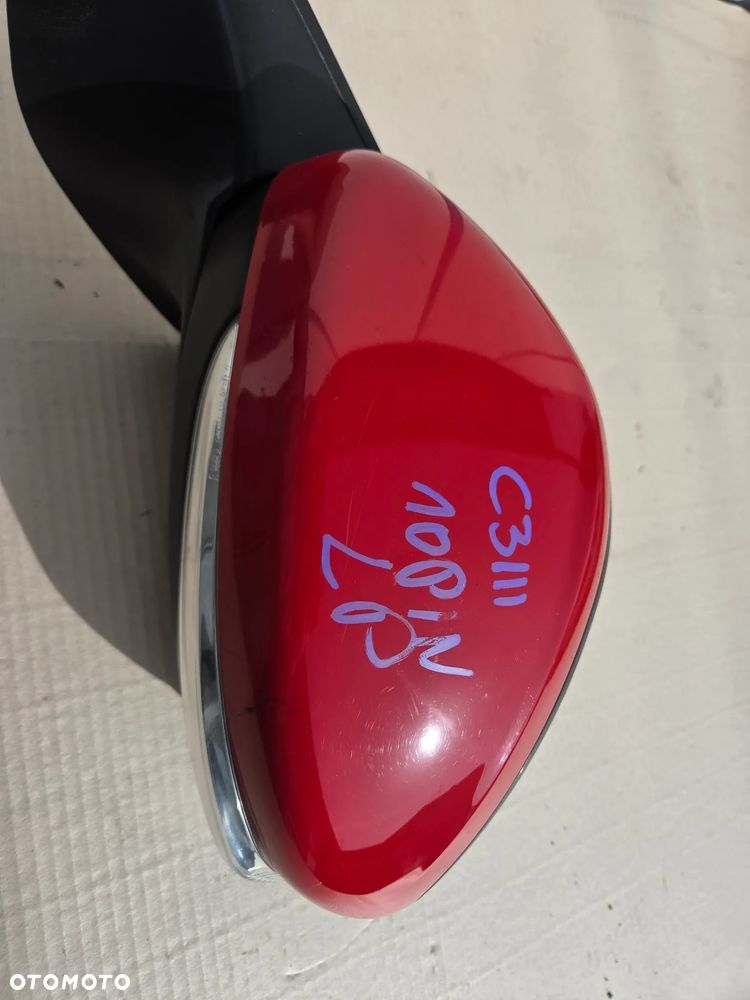 Lusterko lewe przednie 10 Pin asystent martwe pole Citroen C3 III - 8