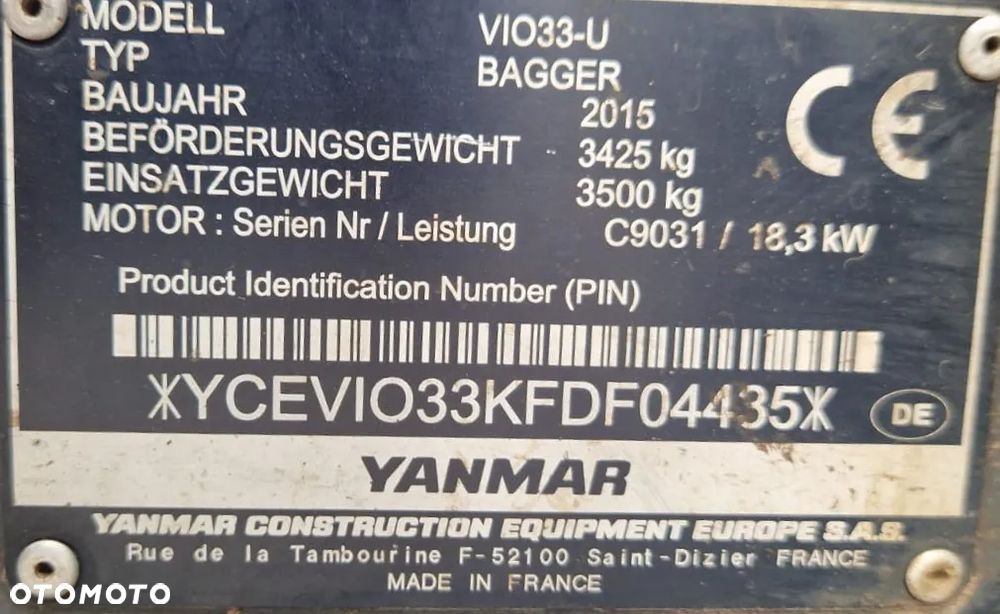 Yanmar VIO 33 - 9