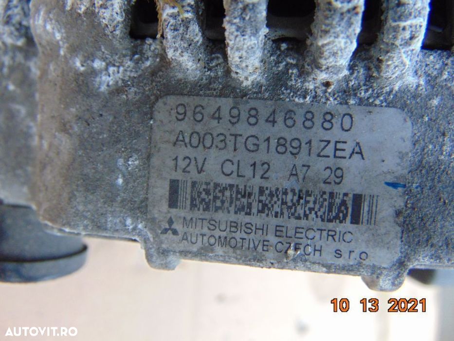 Alternator peugeot 307cc 1.8 benzina 2.0hdi citroen c5 407 2.0 c4 pica - 3