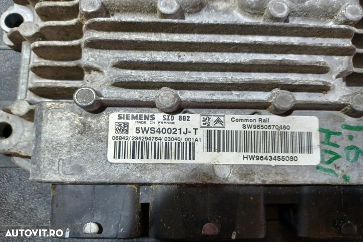 Calculator motor ECU 5WS40021J-T - 1.4 HDI 5WS40021J-T - 1.4 HDI Citr - 3