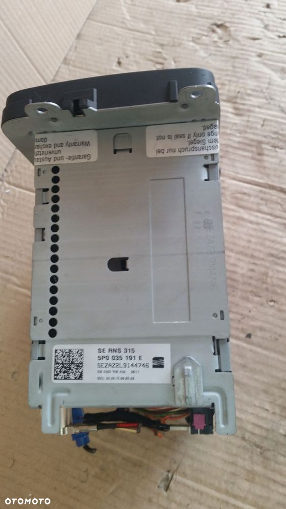 radio cd nawigacja seat leon ii 2009- 5p0035191e - 7
