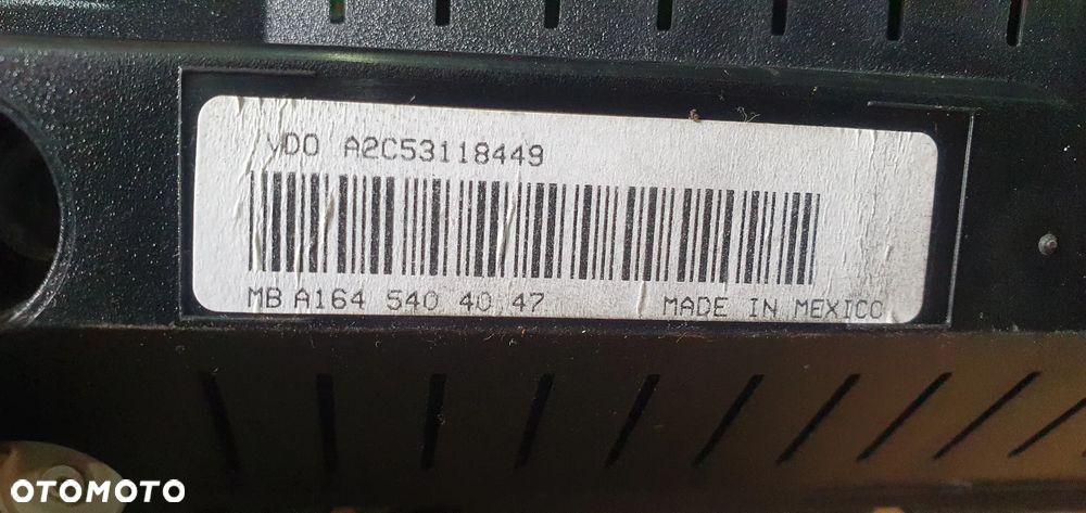 Licznik zegary oryginał Mercedes ML W164 3.0 CDI A1645404047 - 8
