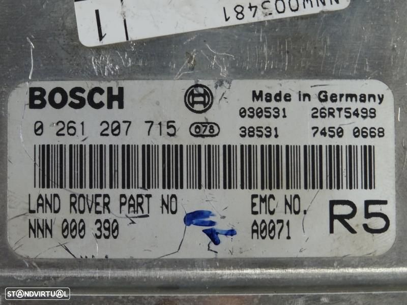 Centralina De Motor Land Rover Range Rover Iii (L322)  0261207715 / Nn - 2