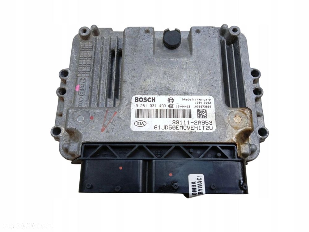 KOMPUTER STEROWNIK SILNIKA KIA PRO CEED II JD 1.6 CRDI 128KM 39111-2A953 - 1