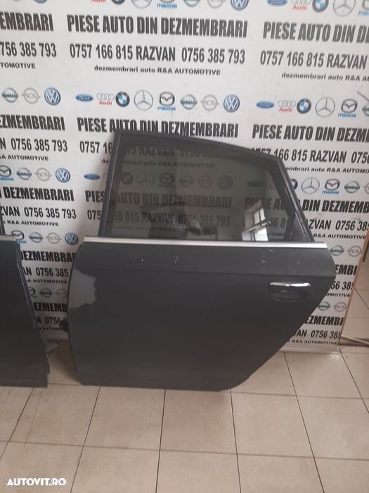 Usi Usa Portiera Stanga Dreapta Spate Audi A6 4F C6 Limuzina Berlina An 2006-2011 - 6