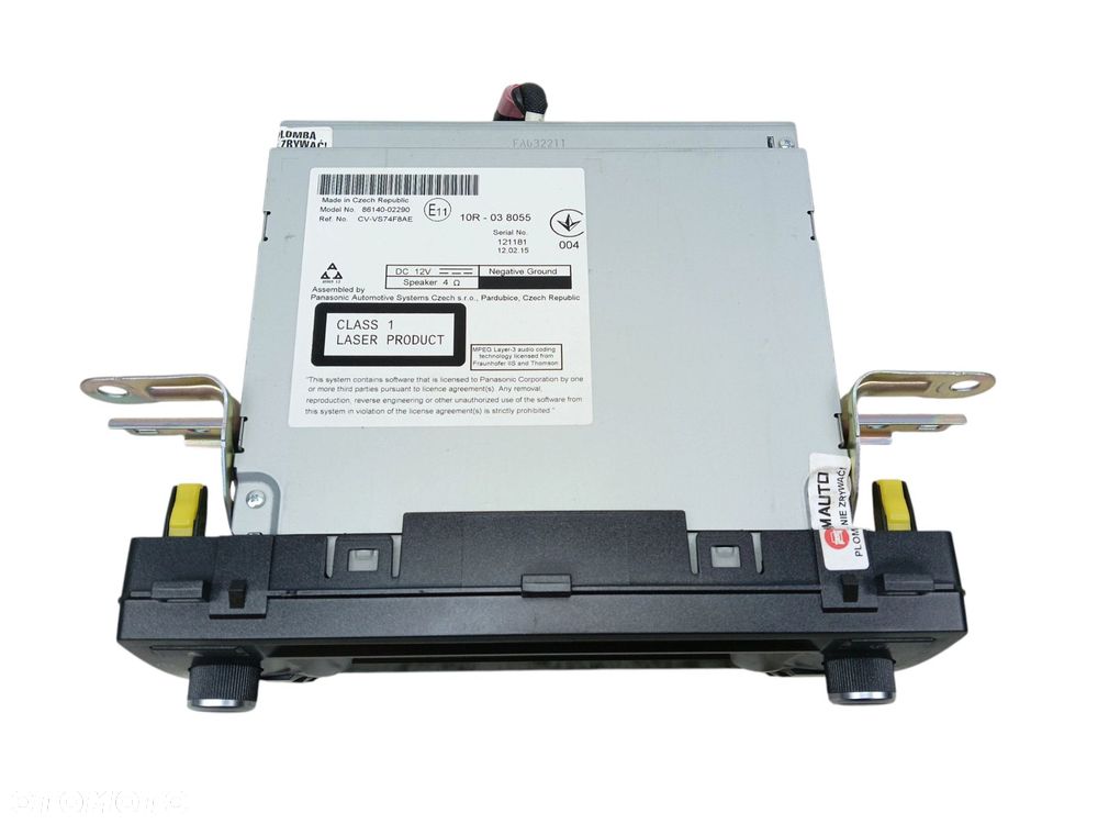 RADIO TOYOTA AURIS II E18 (2012-2015) 1.8 HYBRID 136KM 86140-02290 - 4