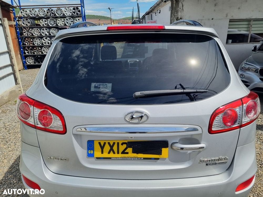 Haion Cu Luneta Hyundai Santa Fe 2 Facelift 2009 - 2012 SUV 4 Usi Shimmering Silver N3S ... - 1