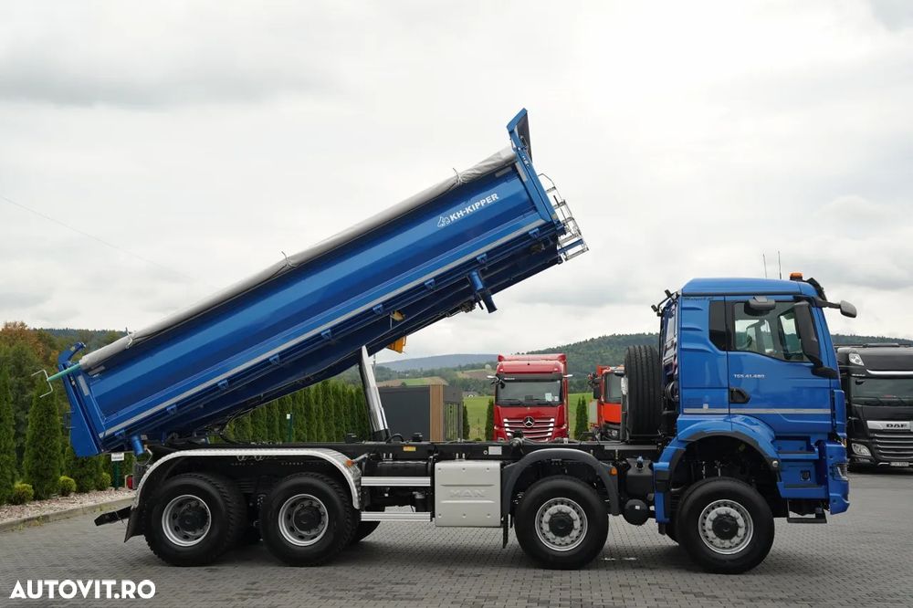 MAN TGS 41.480 / 8X8 / ​​​​BASCULĂ 3 LATE / BORDMATIC / KH KIPPER / AUTOMAT / NOU - 2026 / DISPONIBIL IMEDIAT / SCHIMBAȚI VECHIUL CU UNUL NOU - 6