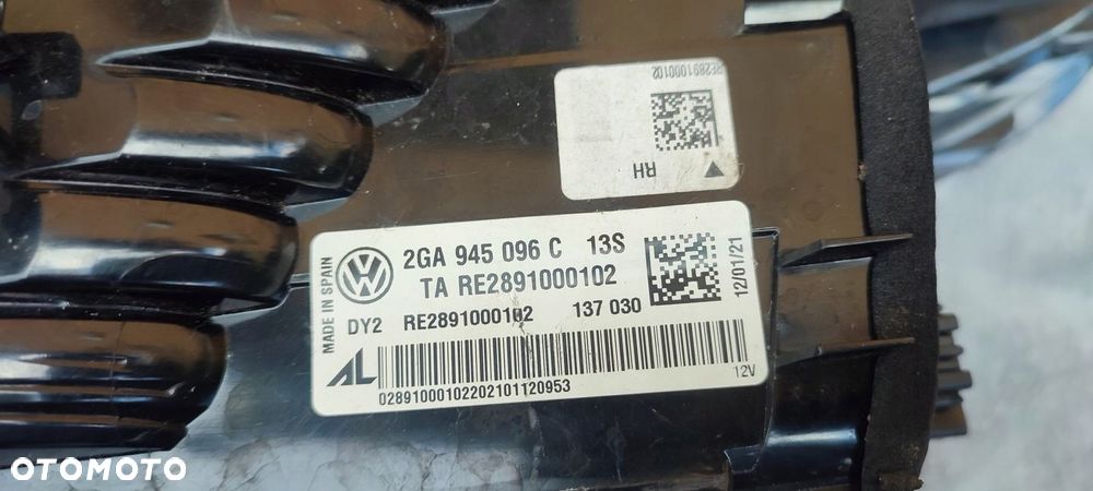 Lampa Prawa Tylna Oryg. Vw T-ROC 2021r Led Europa 2GA945096C - 10