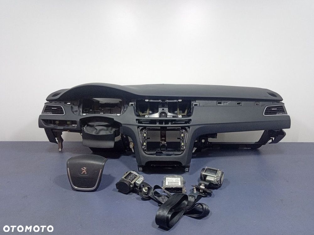 PEUGEOT 508 I DESKA KONSOLA PODUSZKI PASY 9688550677 - 1
