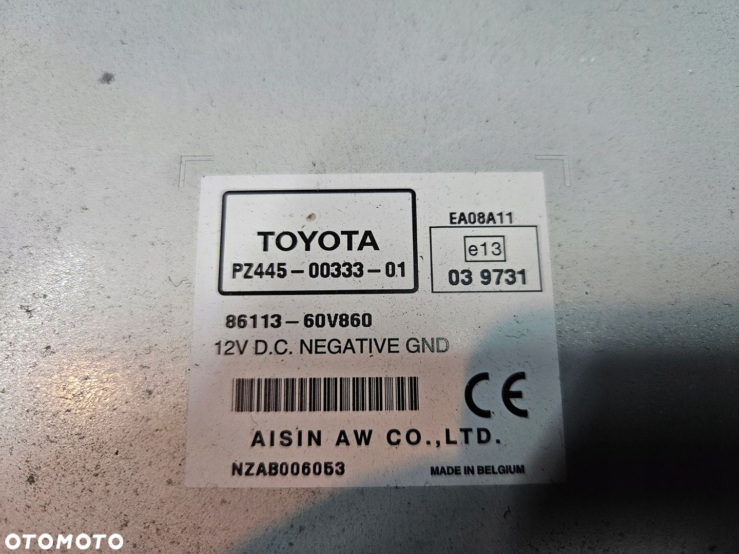 TOYOTA AURIS 07-12 VERSO 09-12 NAWIGACJA - 3