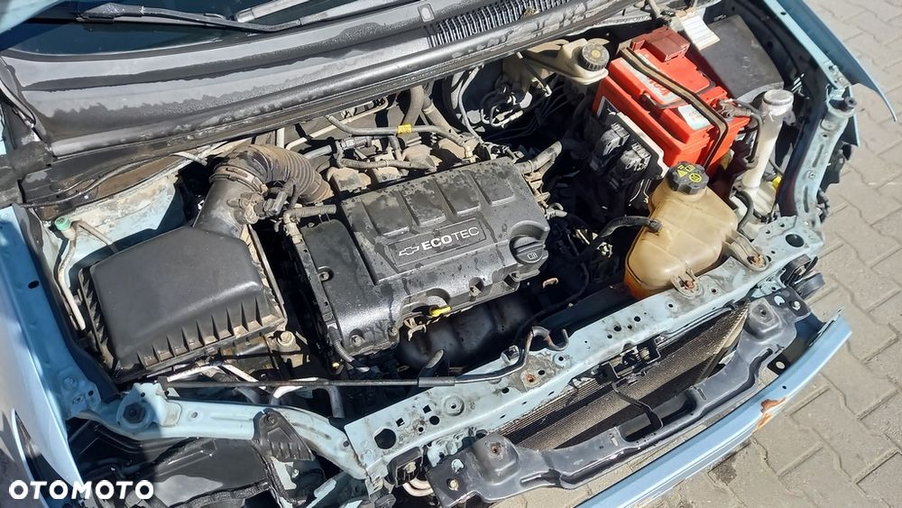 Chevrolet Aveo 1,2 benzyna części maska klapa drzwi błotnik zderzak lampa reflelektor felgi wyposażnie wnętrza silnik A12XER skrzynia biegów M26 - 8