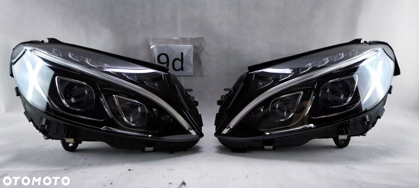 MERCEDES C 205 FULL LED ILS LEWY PRAWY REFLEKTOR LAMPA W205 - 2