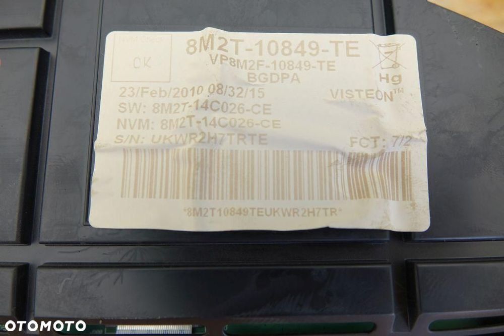 LICZNIK ZEGARY EUROPA FORD MONDEO MK4 IV 8M2T-10849-TE - 7